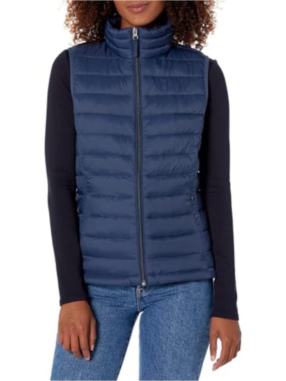 Womens Lightweight Water-Resistant Packable Puffer Vest